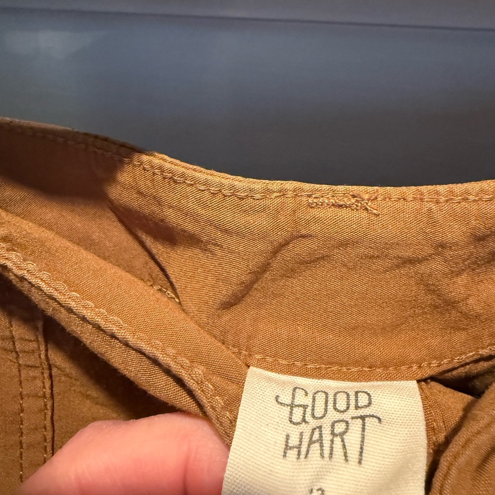Matilda Jane stretch crop pants, brown, size 12, EUC - Picture 2 of 7
